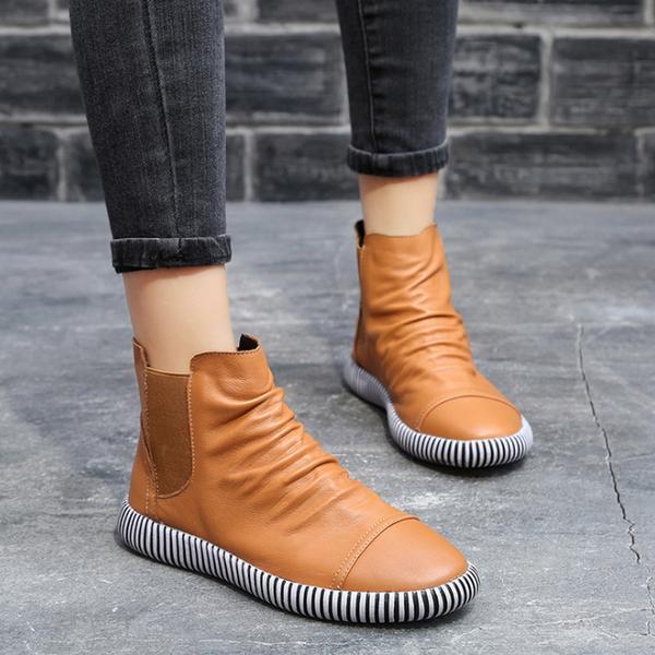 Leather Casual Chelsea Boots