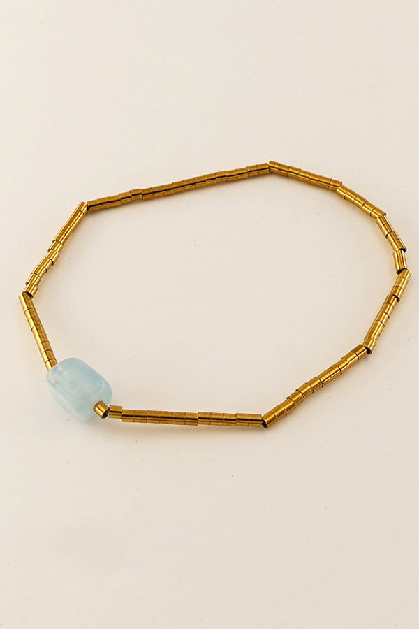 Crystal Beaded Hand-woven Bracelet