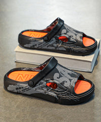 Men's Outdoor Khaki Anti Slip Slide Sandals