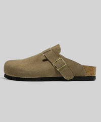 Beige Simple Versatile Lazy Baotou Slide Sandals