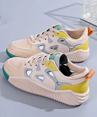 Comfy Green Hollow Out Cross Strap Flat Feet Shoes