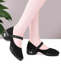 White Chunky Breathable Mesh Sport Shoes Buckle Strap