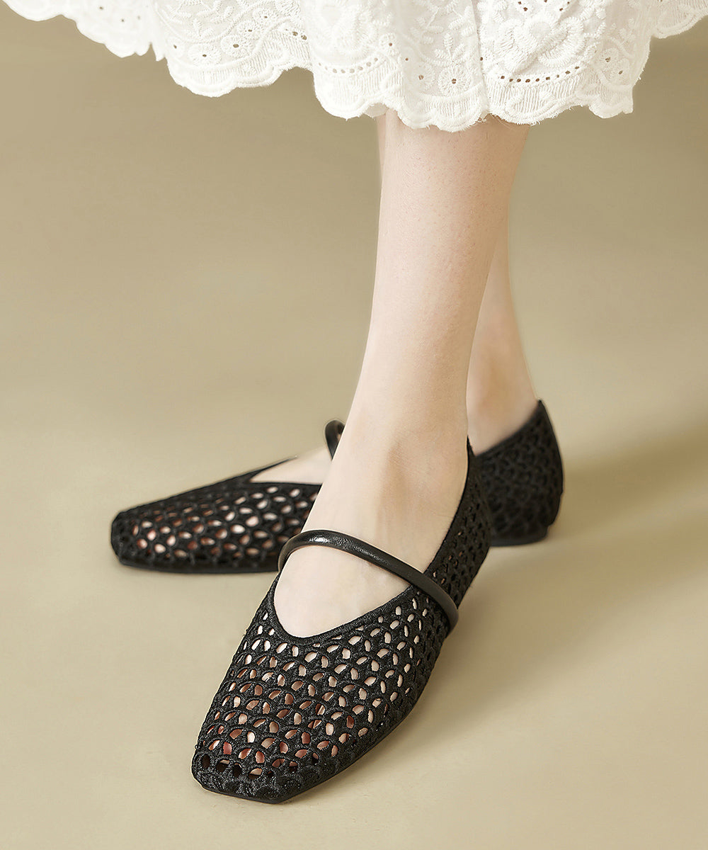 Gold Flat Bottomed Mesh Sandals