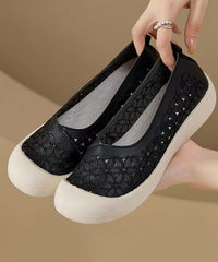 Yellow Hollow Out Faux Leather Comfortable Splicing Hiking Sandals