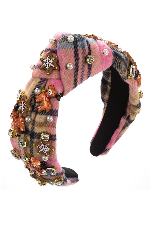 Christmas Velvet Pearl Headband