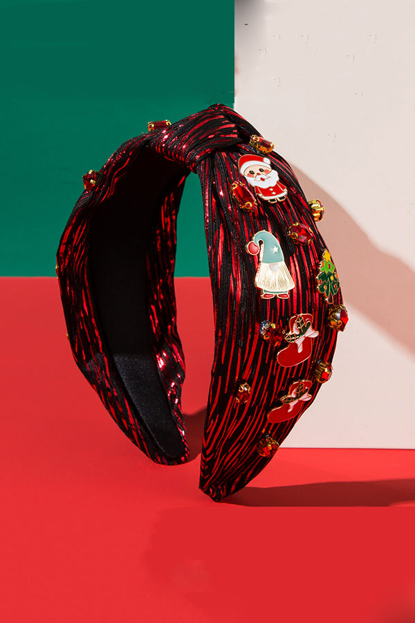 Christmas Colorful Embellished Fabric Headband