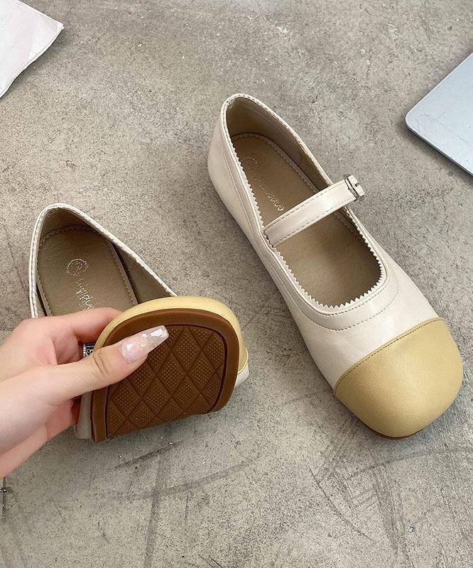 Black Faux Leather Loafers For Buckle Strap Splicing Loafer Shoes