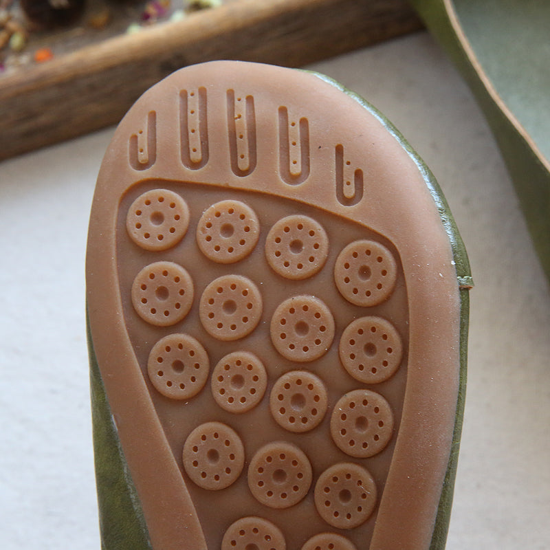 Summer Retro Floral Decorated Casual Shoes