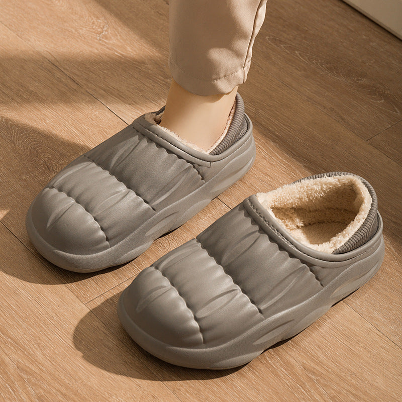 Winter Wool Liner Indoor Warm Solid Shoes