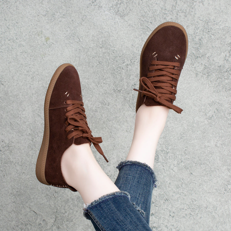 Autumn Soft Suede Leather Casual Shoes