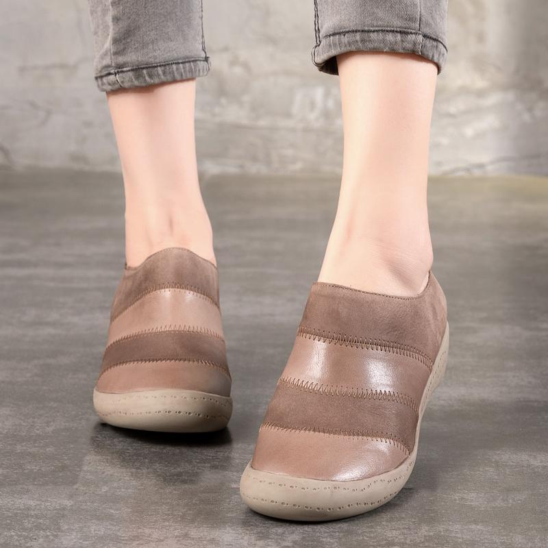 Women's Leather Retro Casual Shoes