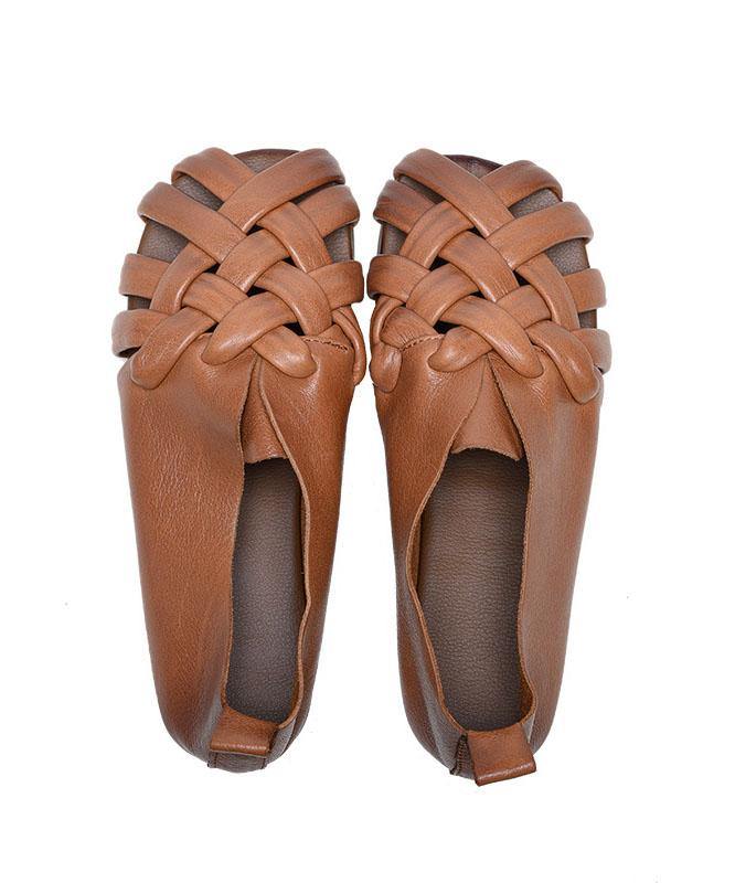 Water Sandals White Cowhide Leather Walking Sandals