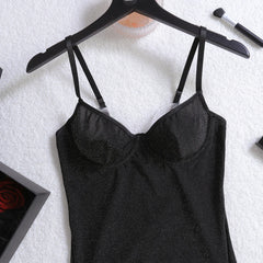 AVELINE 2025 Deep v Sling Lingerie Erotic Tie Rope Temptation Body Shaping Leisure Split Set