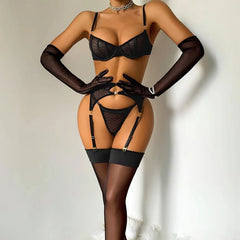 Aveline 2026 Perspective Fishing Net Hollow Thin Style Gathering Body Shaping with Stocking