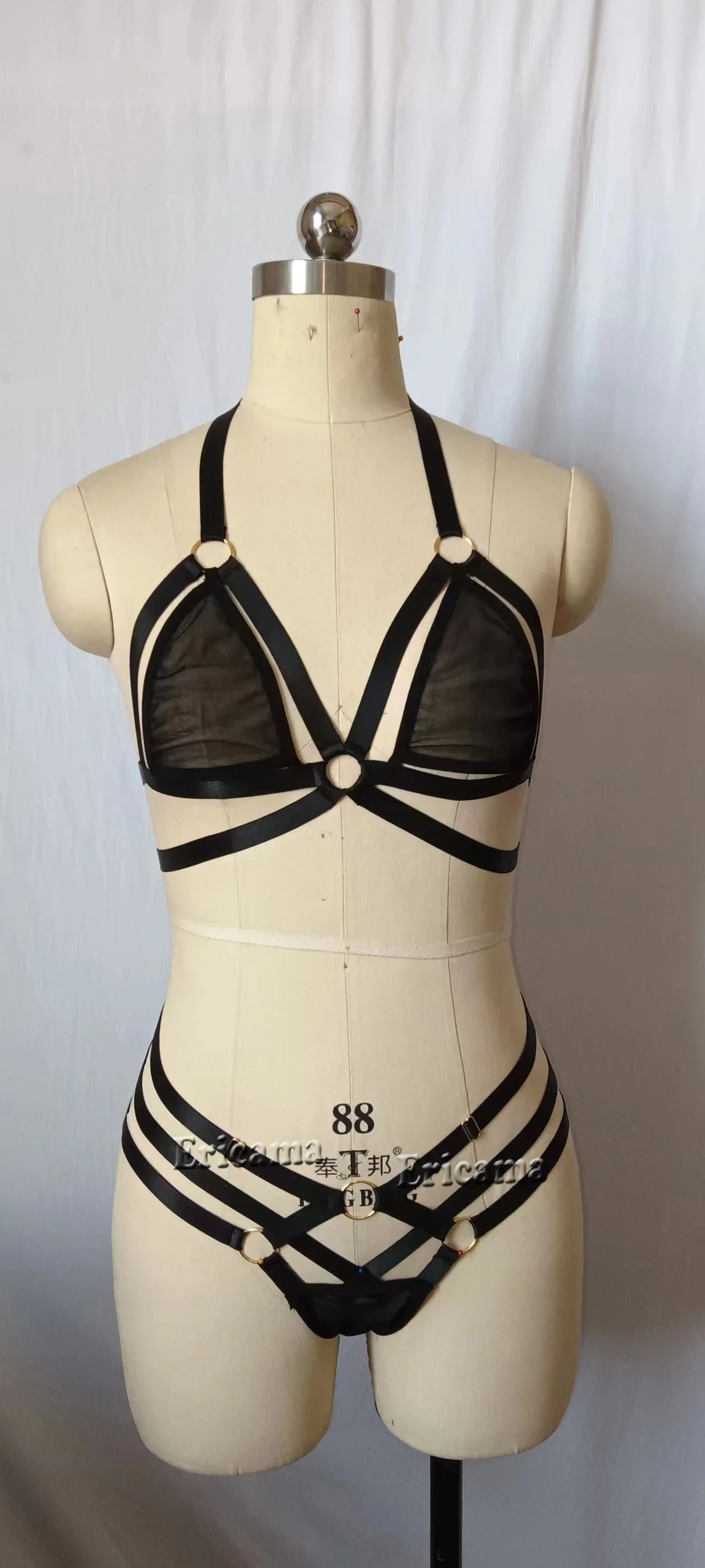 Body Harness Bondage Erotic Lingerie And Panty Sets