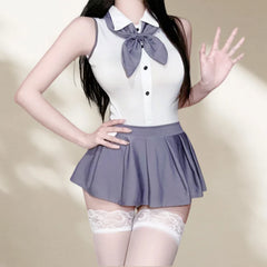 Bodysuit Sweet Cute Lingerie Pure Desire Style Student Attire Passionate Non Stripping Uniforms Tempting