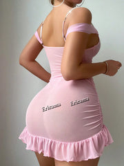 Erotic Lingerie Elegant Bowknot See Through Butterfly Bra Panty Cute Girl Erotic Underwear Dress