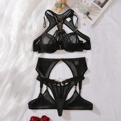 Lingeries Adult Harness Set Erotic Ethical Underwear See Through Mesh Lingeries Transparent