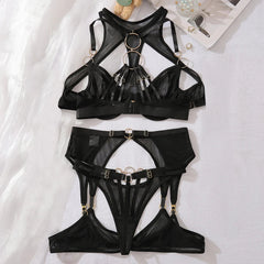 Lingeries Adult Harness Set Erotic Ethical Underwear See Through Mesh Lingeries Transparent