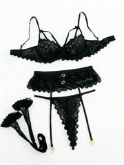 Lace Lingerie Transparent Porno Lace Erotic Underwear Bra Set And Lingerie Erotic Sleepwear