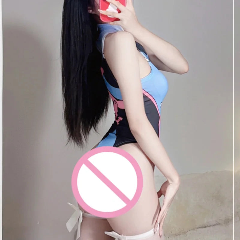 Elegant Sweet Wild Charming Seductive Gymnastics Anime Cute Suit Underwear Elastic Comfortable Off Shoulder