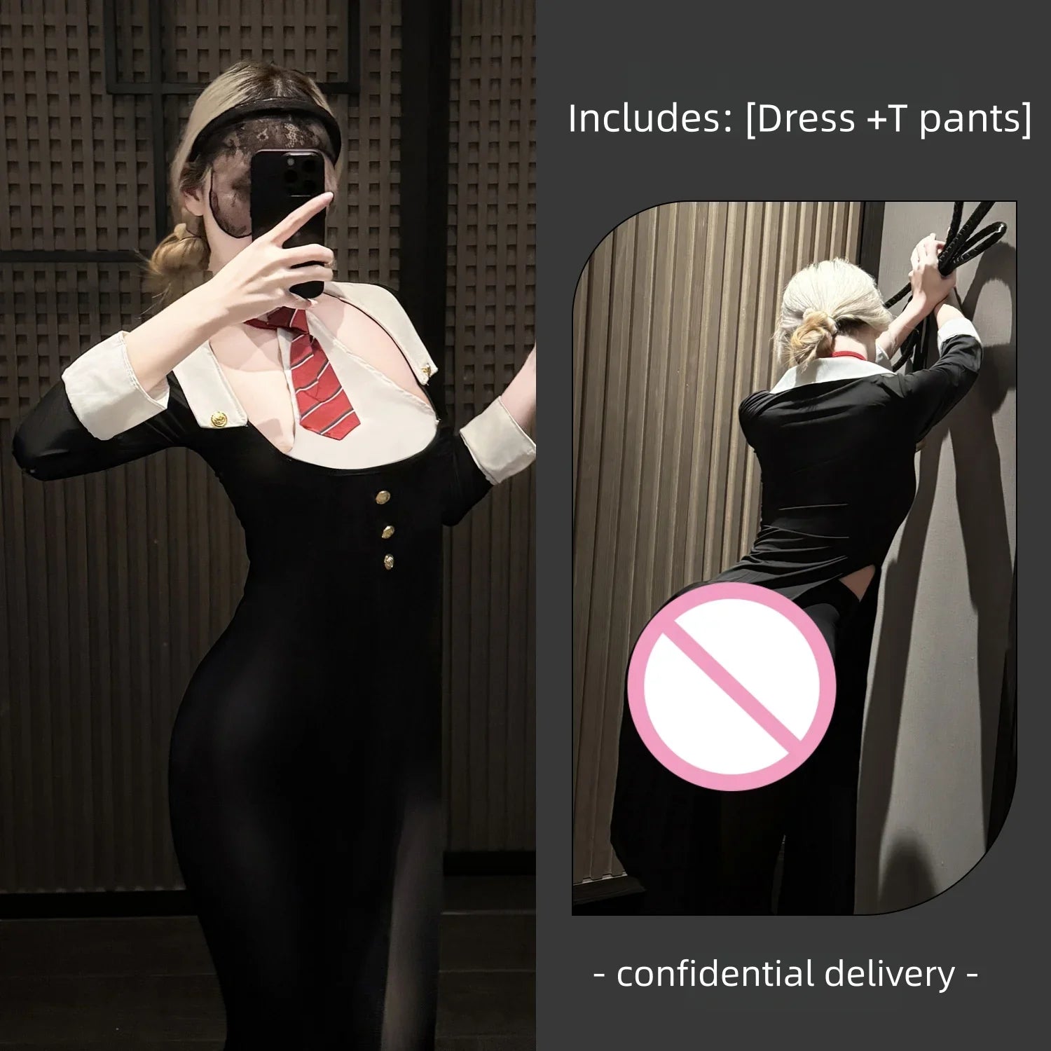 Seductive Ascetic Personal Trainer Secretary Slit-free Professional Wear COS Erotic Lingerie Passionate Slimming Suit