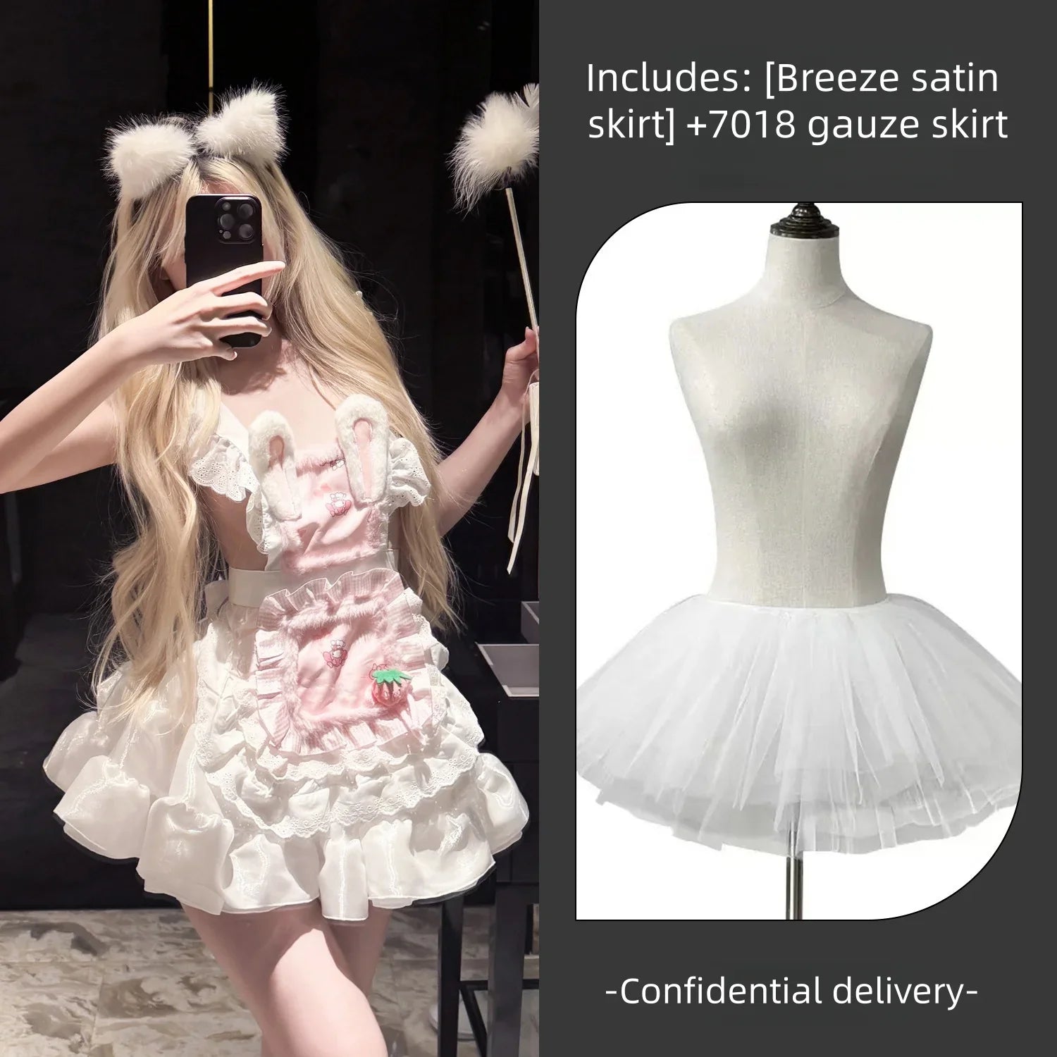 Seductive Bold Pure Temptation Sweet Cute COS Little Cook Girl Soft and Cute Erotic Lingerie Maid Japanese-style Uniform Set