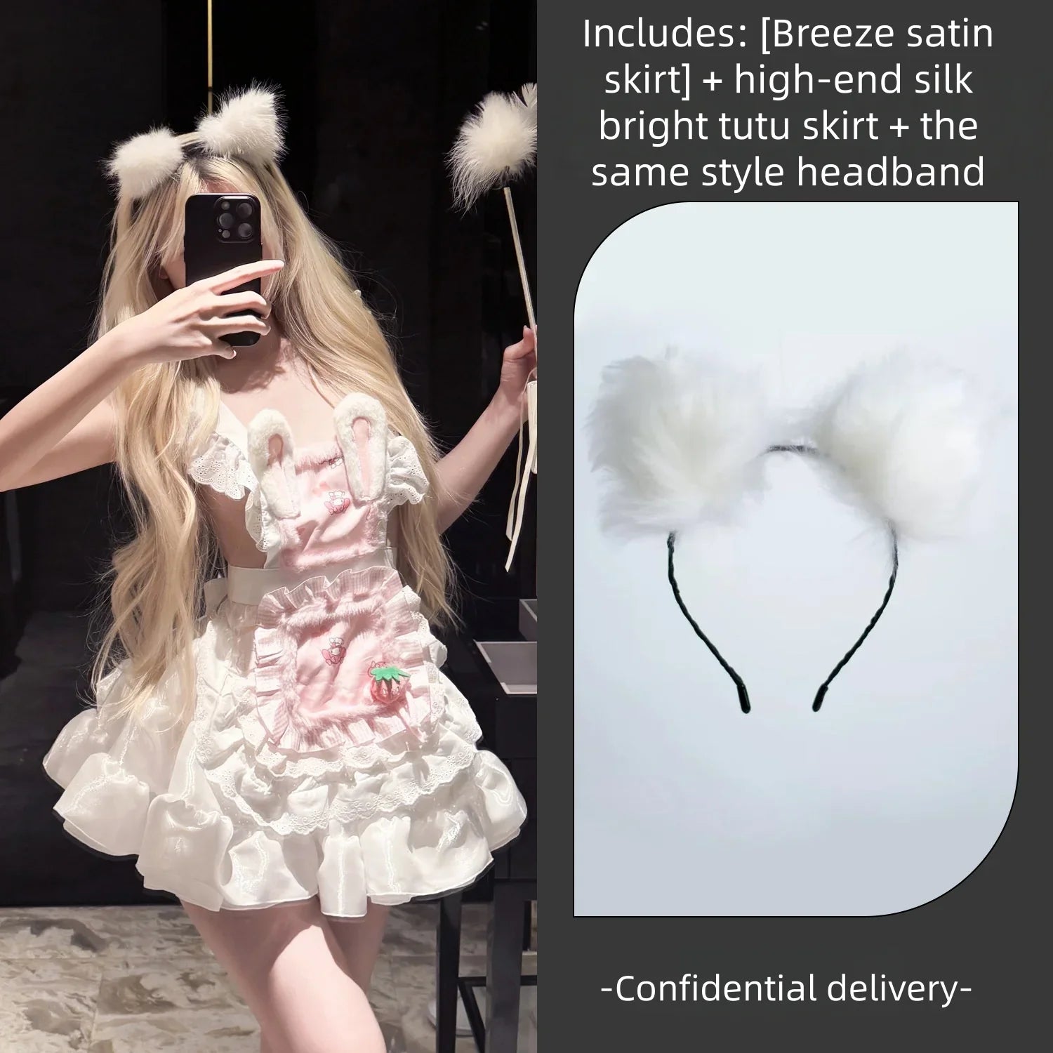 Seductive Bold Pure Temptation Sweet Cute COS Little Cook Girl Soft and Cute Erotic Lingerie Maid Japanese-style Uniform Set