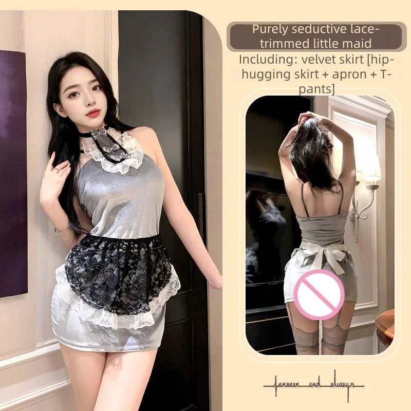Bold Lingerie Uniform Seduction