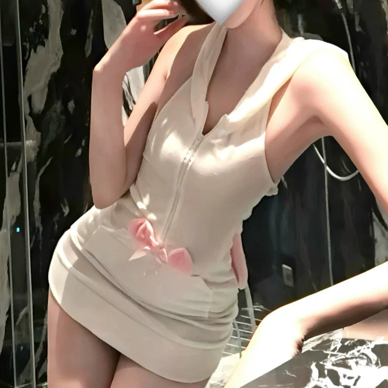 Bunny Girl Plush Butt-hugging Dress Uniform Pure Desire Backless Erotic Lingerie Set Erotic Lingerie