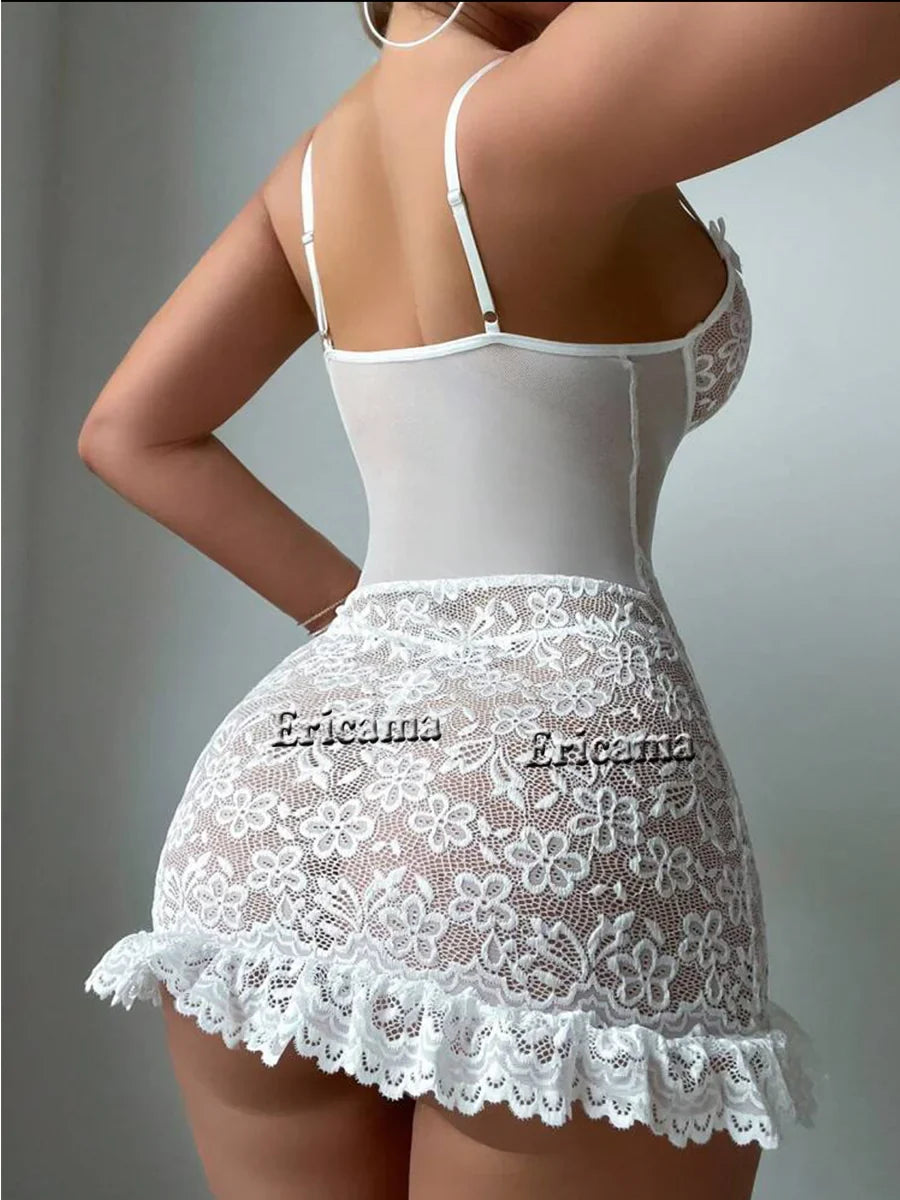Lace Lingerie Set Transparent Lace Bra Party Sets Lace Lingerie Bra Set