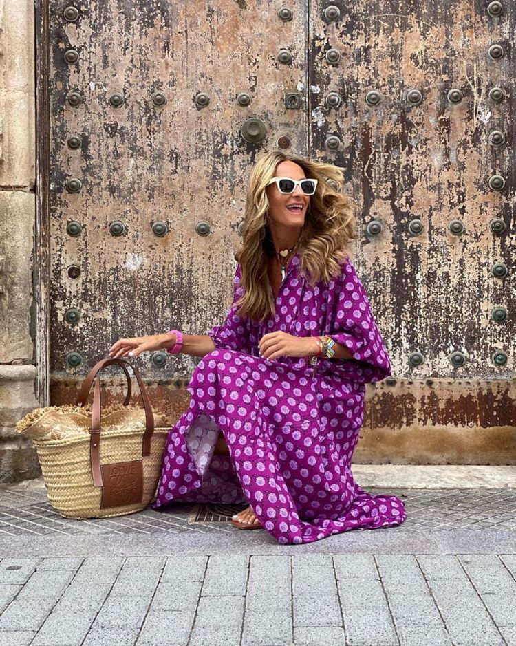 street picnic bubble sleeve layered elegant party MIDI dress