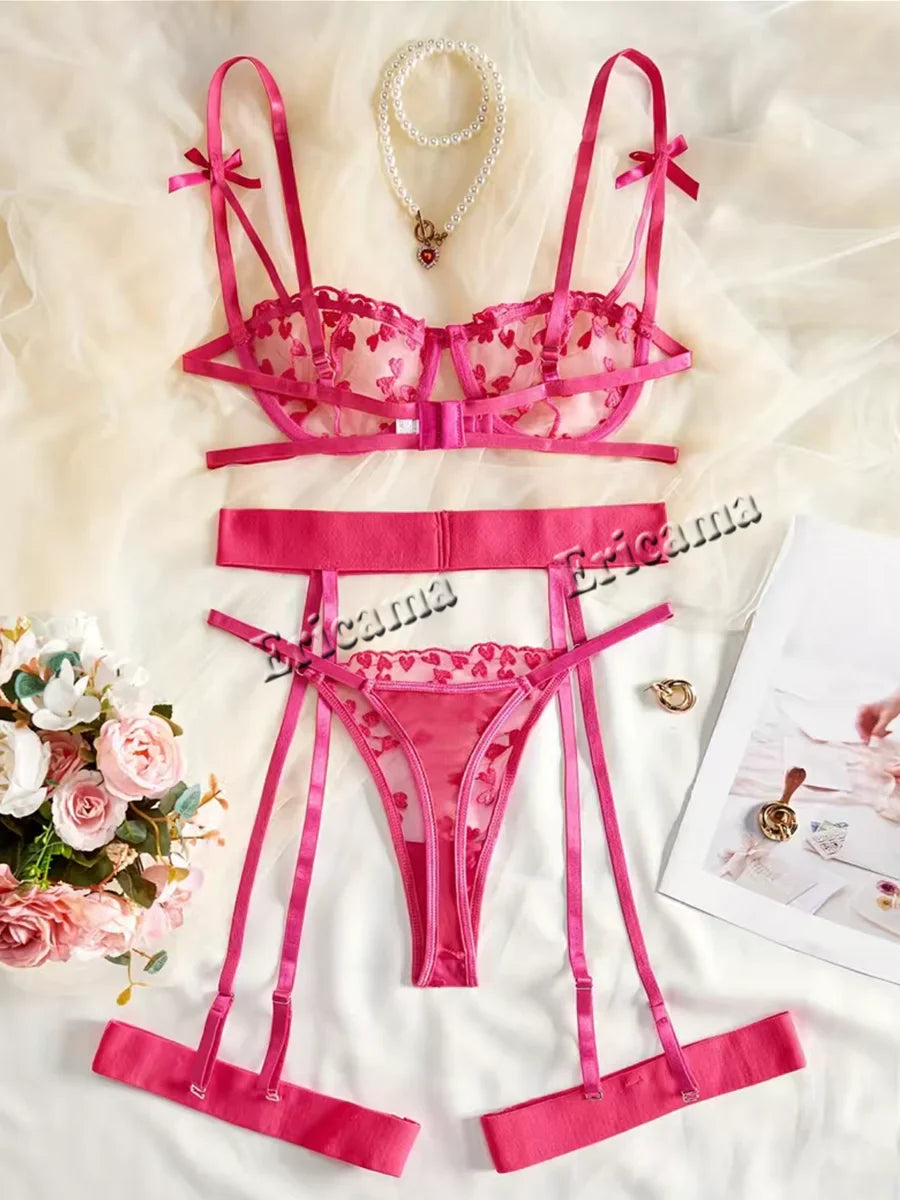 Push Up Lingerie Bra Panty Sets