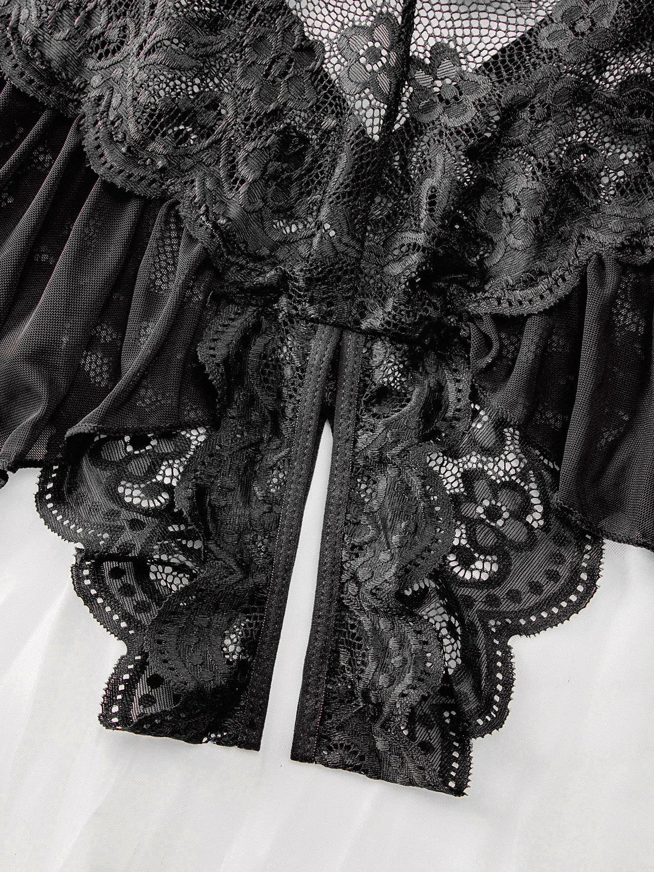 Push Up Hollow Erotic Lingerie Set Lace Transparent Underwear Slim Fit Erotic Bra Set Lace Dress
