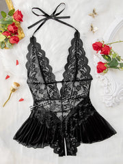 Push Up Hollow Erotic Lingerie Set Lace Transparent Underwear Slim Fit Erotic Bra Set Lace Dress