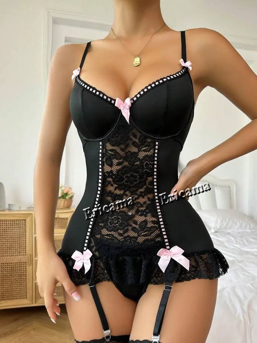 Lace Lingerie Set Exquisitely Designed lingerIe Set Erotic Bra Set Lingerie Babysuit Erotic Underwear