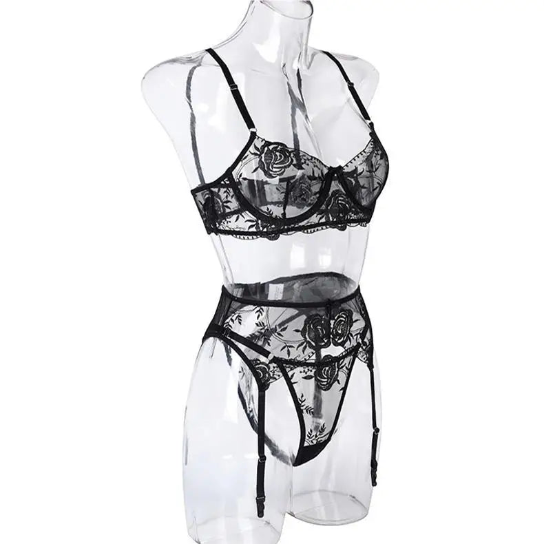 Lingerie Bras Sets Transparent Porno Lace Erotic Underwear Bra And Set Lingerie Erotic Sleepwear