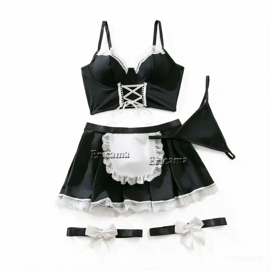 Lingerie Erotic Transparent Porno Lace Bra And Panty Set Lingerie Erotic Sleepwear