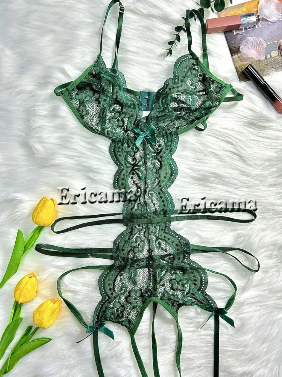 Lingerie Lace Open Bra Transparent Bra And Panty Set Erotic Lingerie