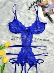 Lingerie Lace Open Bra Transparent Bra And Panty Set Erotic Lingerie
