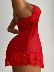 Lingerie Crotchless Lace Night Dress Erotic Costumes Exotic Underwear Nightgown G-string