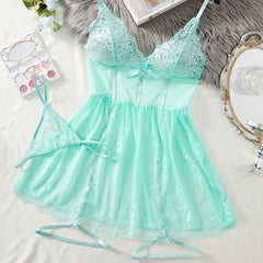 Underwear Set Lingerie Sets Transparent Lace Porno Underwe Set Bra Panty Set Erotic Sleepwear
