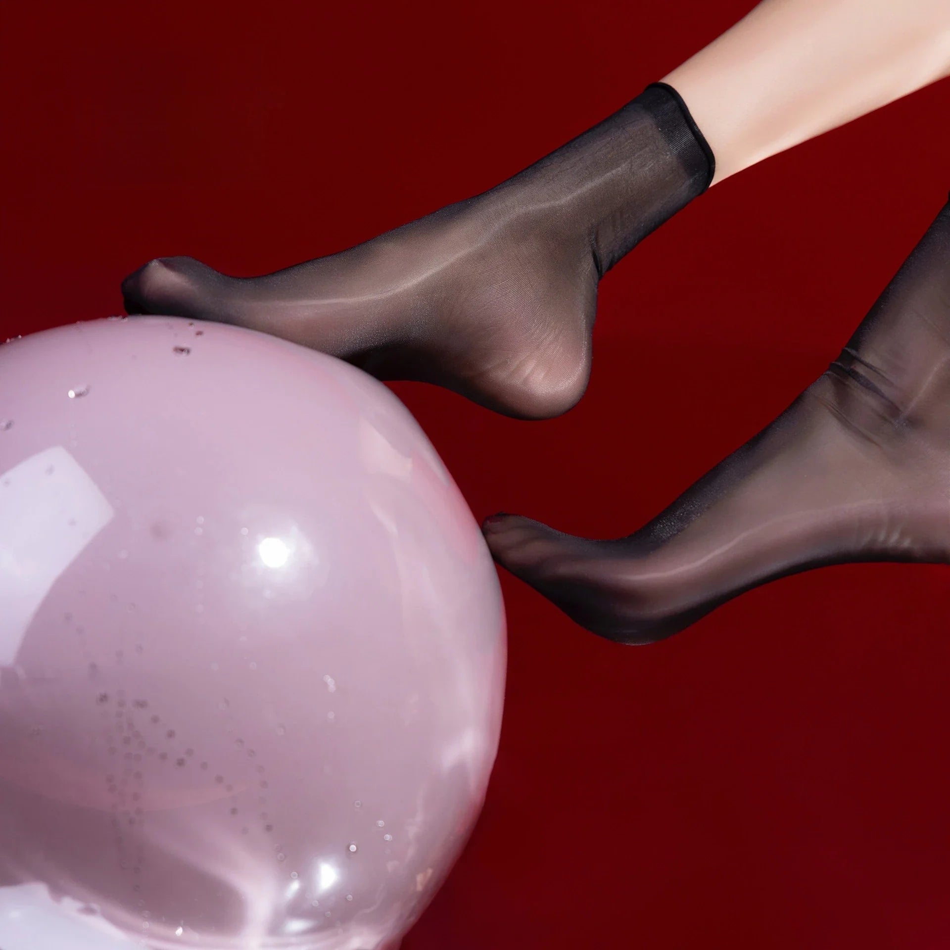 Tempting VersatileCandy1D Aurora Socks -Ultra-thin Transparent Shiny Silky Breathable Invisible Multi-colored Fun's