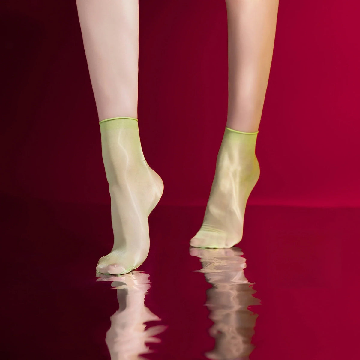 Tempting VersatileCandy1D Aurora Socks -Ultra-thin Transparent Shiny Silky Breathable Invisible Multi-colored Fun's