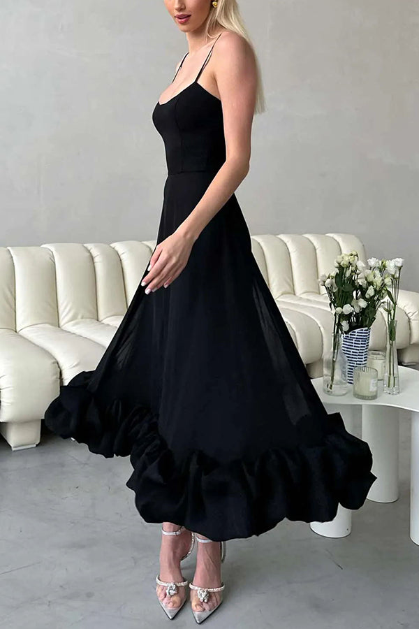 camisole waist cinching charm multi-color banquet party MIDI skirt
