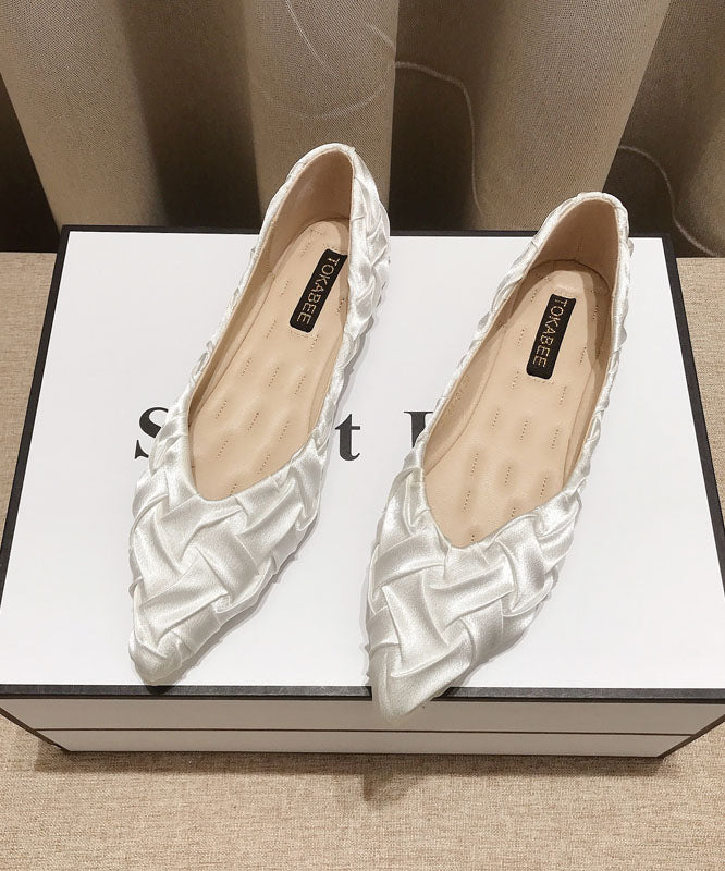 New Green Comfortable Soft Flat Feet Shoes Pointed Toe