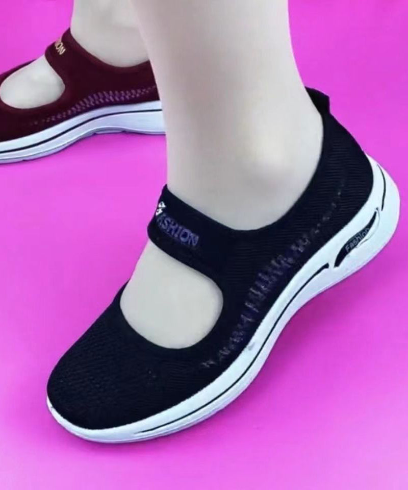 Casual Comfy Flat Feet Shoes Mulberry Breathable Mesh