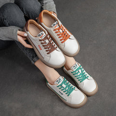 Summer Thin Leather Retro Casual Shoes