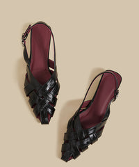 Silver Faux Leather Hollow Out Splicing Hiking Sandals