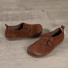 Grey Flat Feet Shoes Splicing Flat Shoes For Women